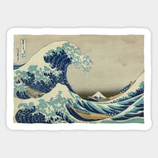 The Great Wave of Kanagawa Sticker
